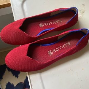Red Rothy’s, size 9